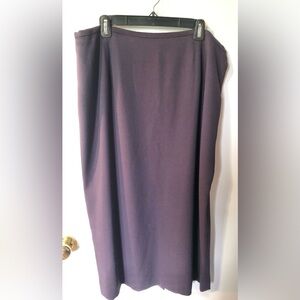 Jones New York Deep Purple Maxi Pencil Skirt Sz. 20W